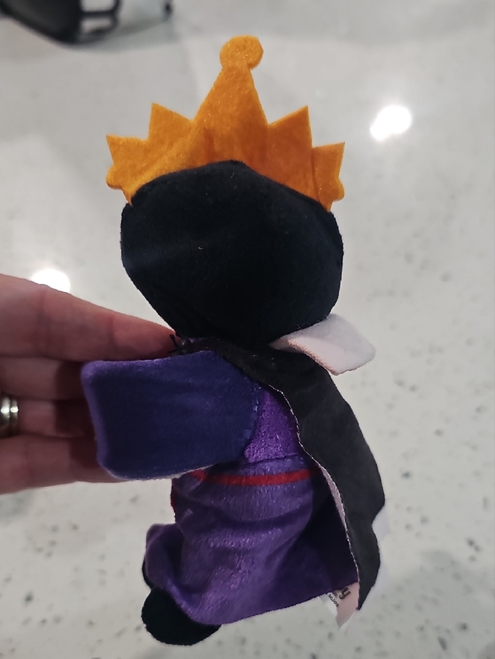 Disney Villains Evil Queen Creepy Cutie Cuff Plush - Black, Pink, Orange, Purple - Picture 5 of 5